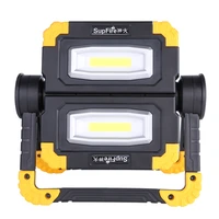 crazy discount superfire g7 work light portable led double lamp rechargeable multi function folding outdoor floodlight lantern