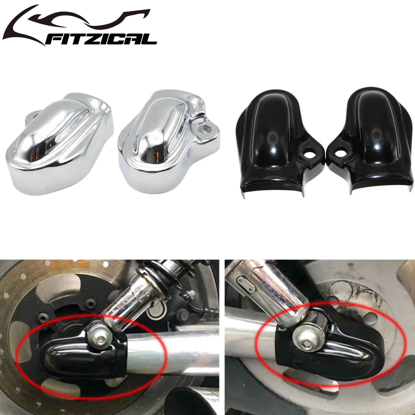 2 шт. крышка осевого вала мотоцикла колеса боковая защита черный/хром для Harley V-Rod