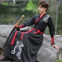 oriental chinese traditional hanfu clothing cosplay costume ancient tang suit swordsman gown robe kimono