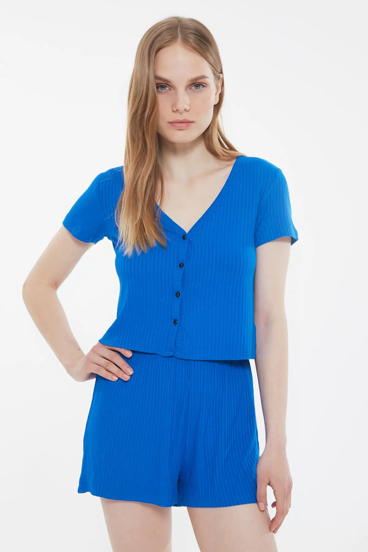 

Трикотажная пижама Trendyol Camisole, THMSS21PT0457