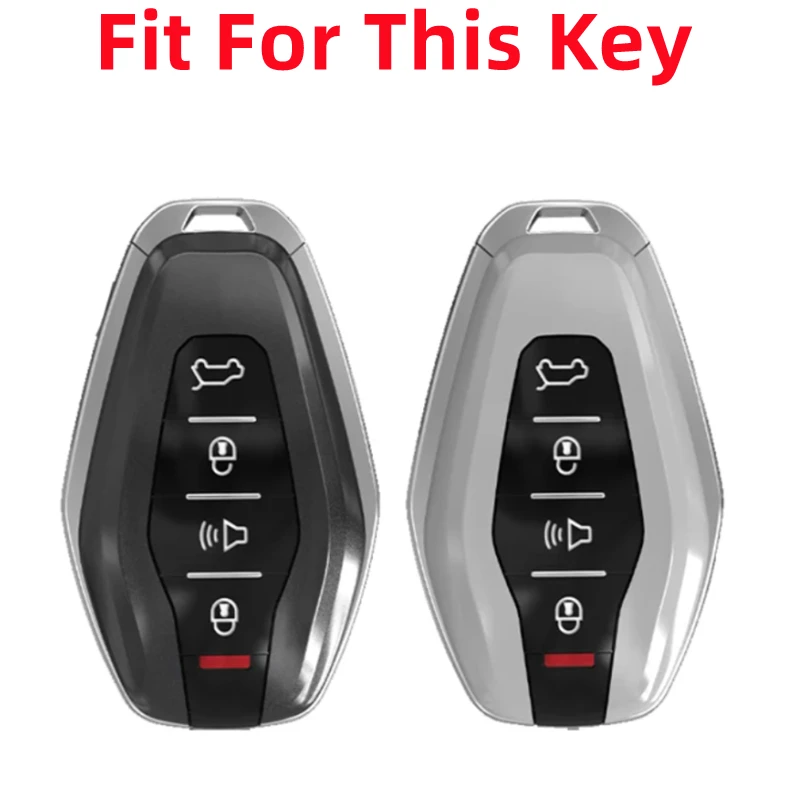 Новый стиль Мягкий ТПУ 3 кнопочный Автомобильный Дистанционный ключ для Chery JETOUR X70