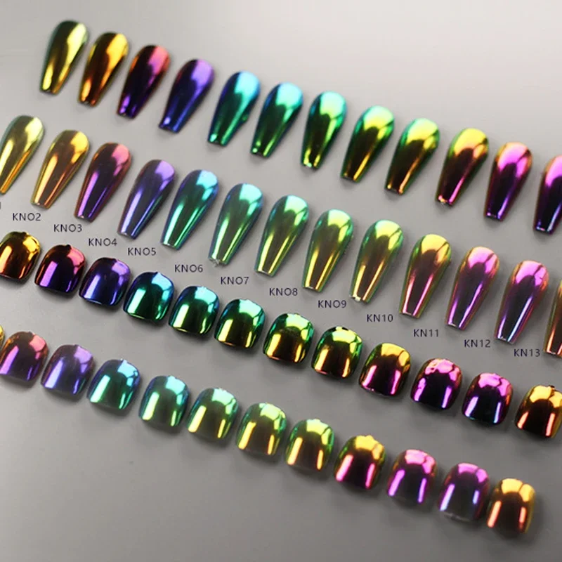13 цветов блестящая волшебная лампа дневного света дизайн ногтей хромовый