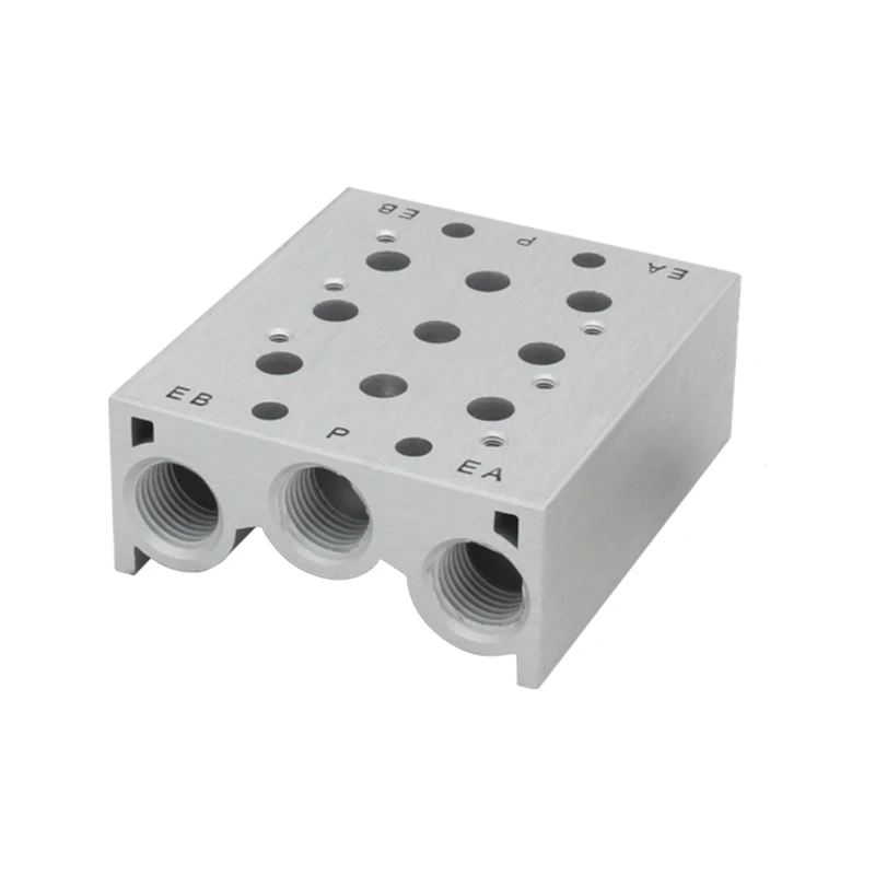 Серия SS5Y5-20 5-портовый корпус электромагнитного клапана Портовый коллектор для