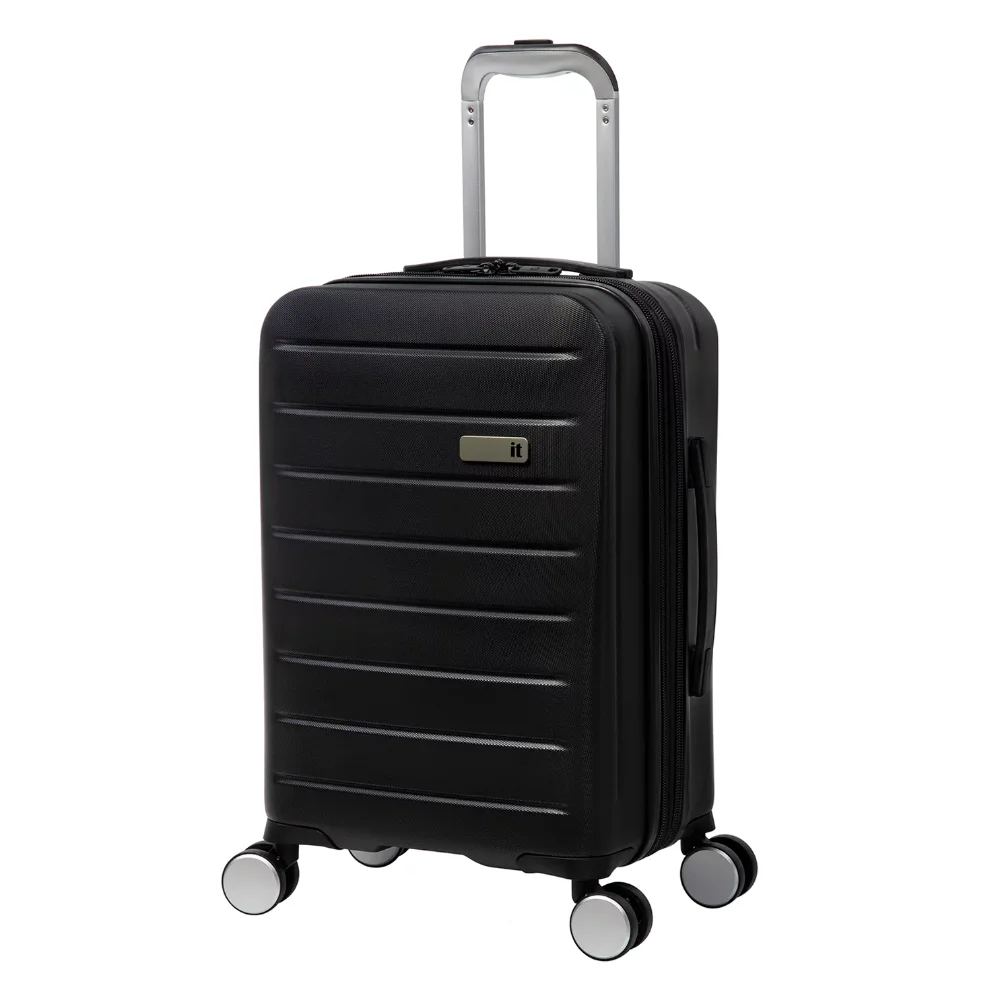 

it luggage Legion 21" Hardside Carry-On 8 Wheel Expandable Spinner, Black