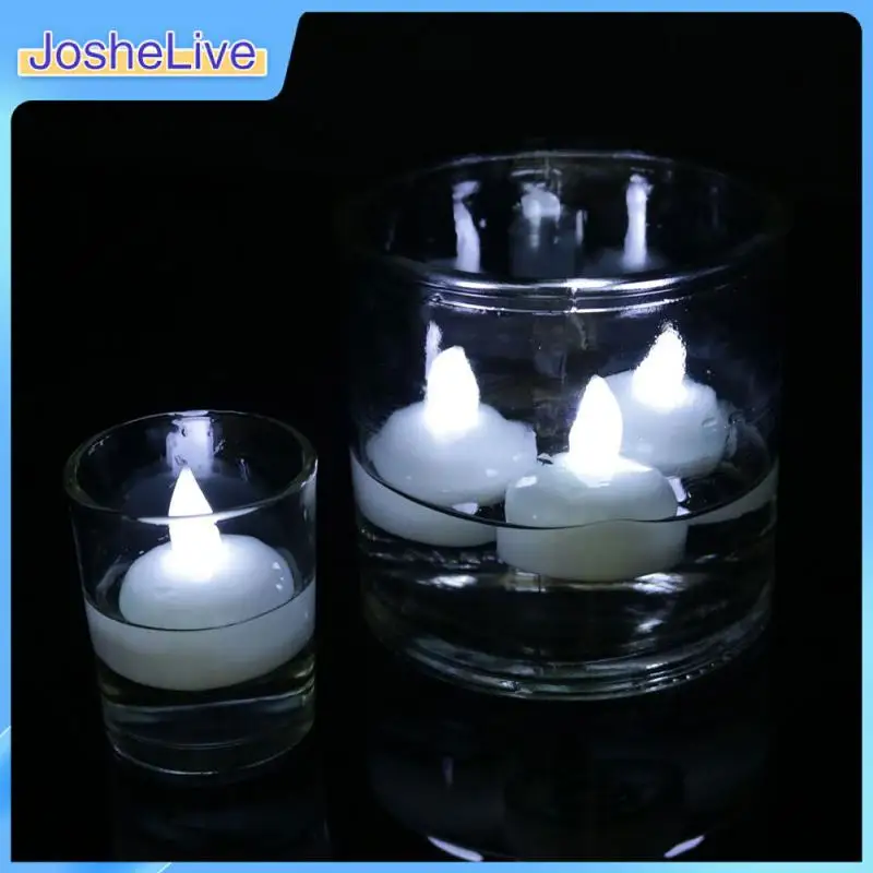 

Energy Saving Led Tea Lights Led Candles Flameless Portable Floating Tealights Bathroom Accessories Warm White Home Decor