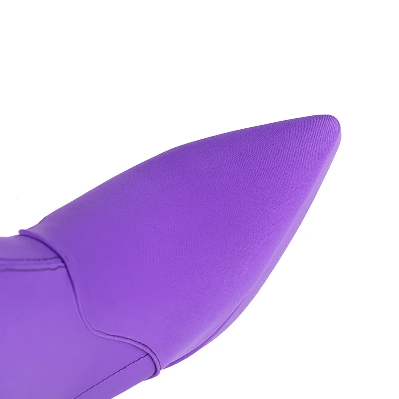 2022 Women Over the Knee Boots Platform Square High Heel Ladies Thigh Boots Fashion Pointed Toe Away Dress Boots Foe Female