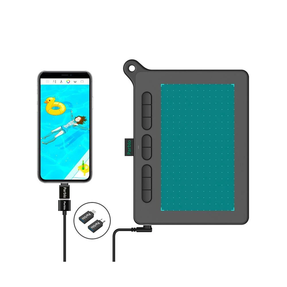 Графический планшет Parblo Ninos M Dark Night Black |