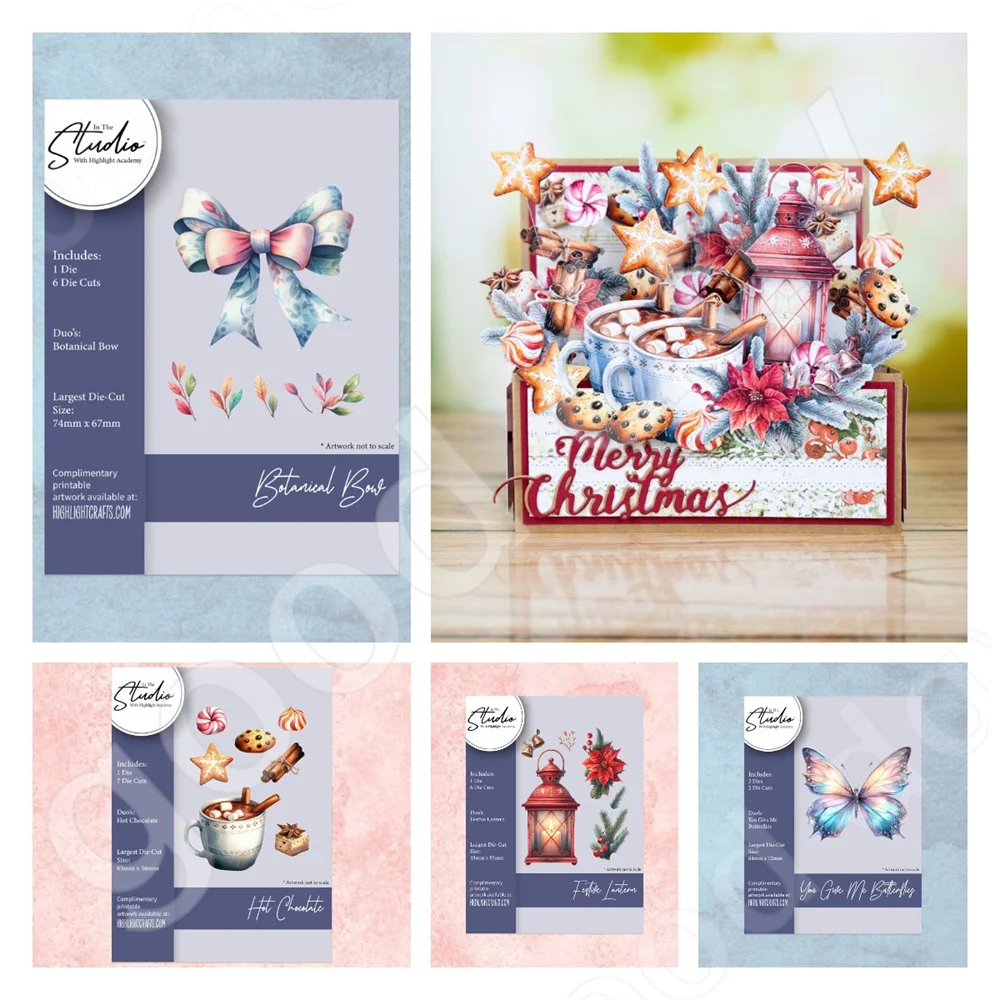 Праздничный фонарь-бабочка металлические штампы для DIY подарки скрапбукинга