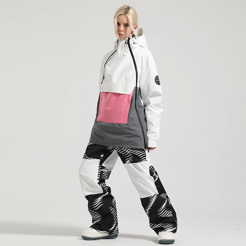 Женский лыжный костюм зимняя одежда брюки мужская куртка для сноуборда штаны