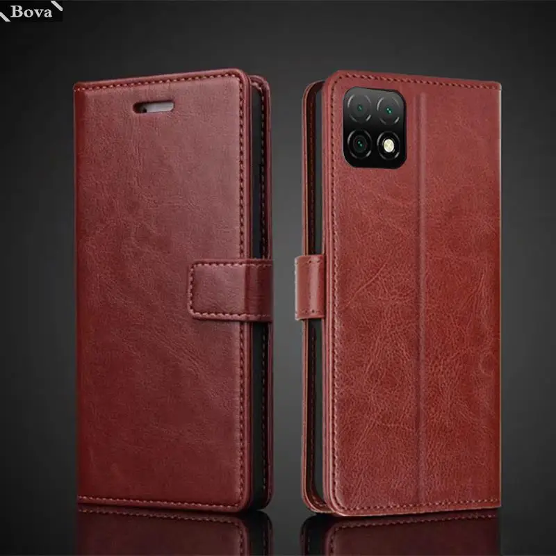 

Card Holder Cover Case for Huawei Nova Y60 Pu Leather Flip Cover Retro Wallet Phone Case NOVA Y60 Y 60 Business Fundas Coque