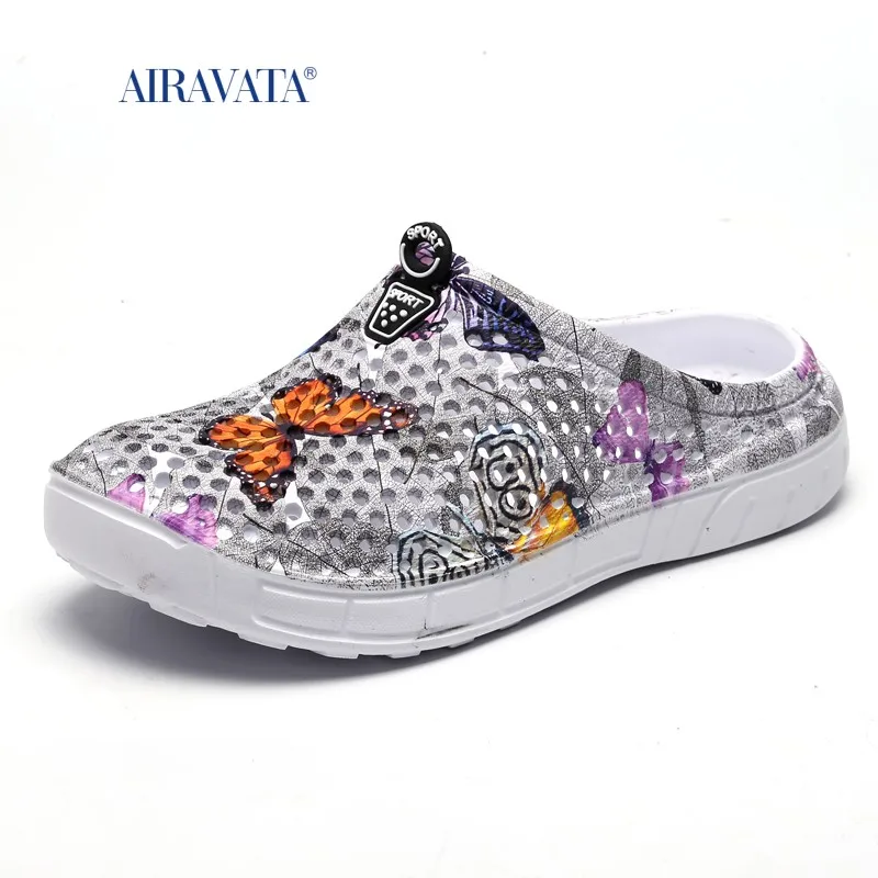 Womens Slip-On Quick Dry Water Clogs Shoes Beach Sandals  Lightweight Breathable Bathroom Swimming