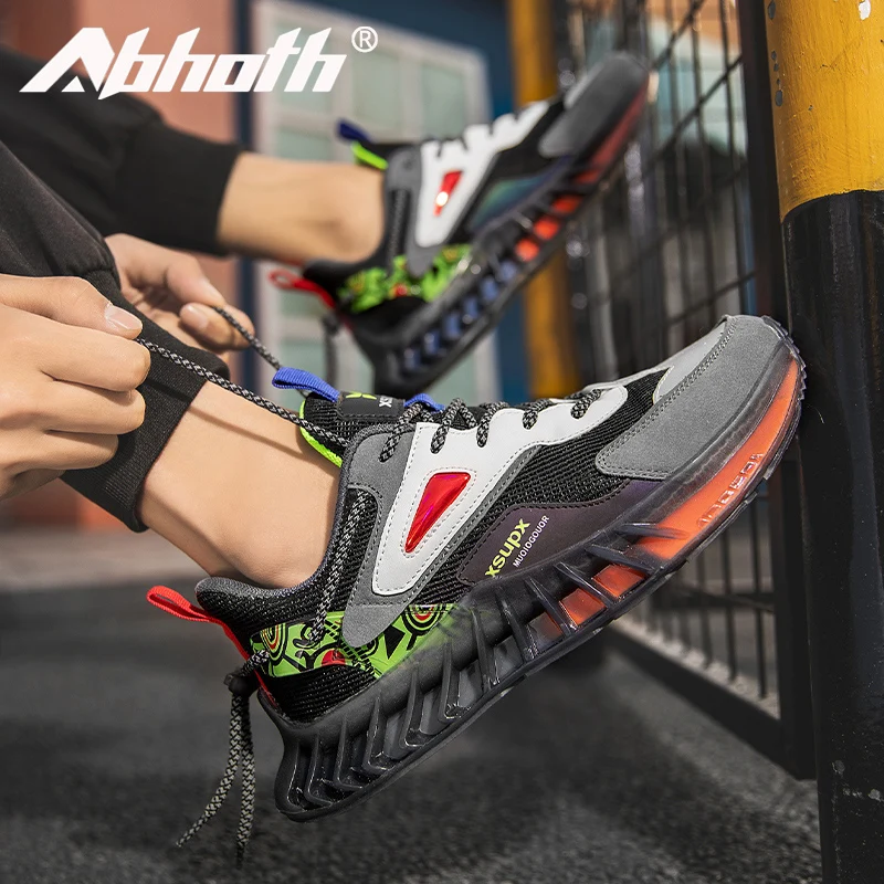 

Модная мужская повседневная обувь Abhoth, дышащая спортивная обувь, уличная прогулочная обувь, сетчатые кроссовки, мужская обувь, мужская обув...