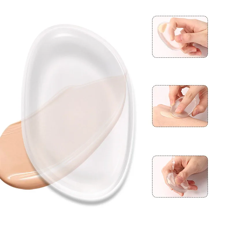 

2022 New Cosmetics Powder Puff Silicone Beauty Sponge Cosmetics Blender for Liquid Foundation Beauty Essentials Makeup Tools