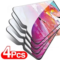 4pcs full cover tempered glass for xiaomi redmi note 10 9 8 pro max 9a screen protector for poco x3 pro nfc f3 protective glass