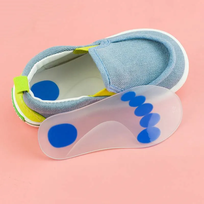 

Kids Orthotic Insole Arch Support Silicone Children Insoles Flat Foot Flatfoot Corrector Shoe Cushion Insert Gel Orthopedic Pads