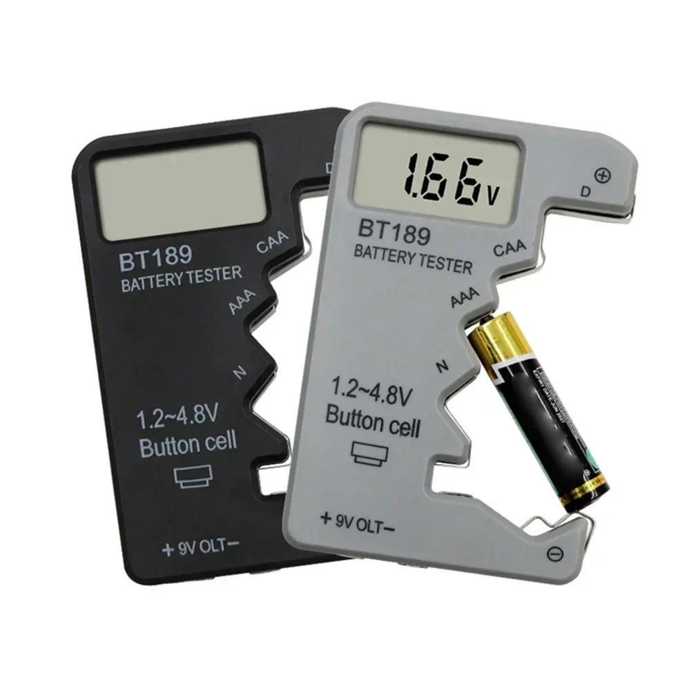 BT189 Ультра-маленький тестер батарей 9 В AA AAA кнопочный элемент ЖК-цифровой дисплей