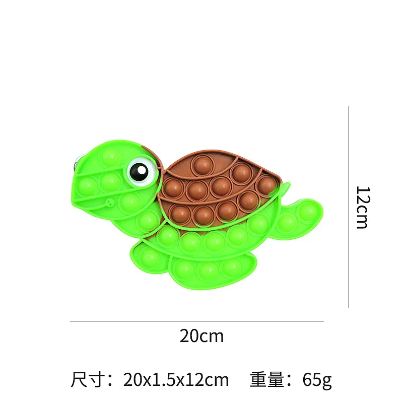 

Easter Turtle Animals Pop Fidget Squishy Reliver Stress Toys Push Bubble Antistress Adult Kids Toys Cartoon Simple Dimple Toy