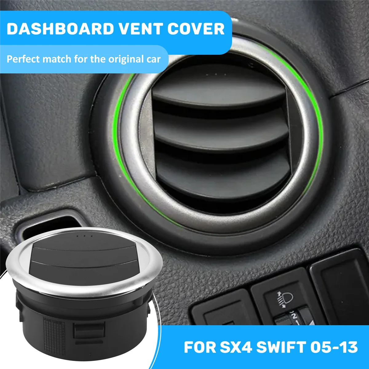 Дефлектор кондиционера для приборной панели боковое отверстие выхода SX4 Swift 05-13