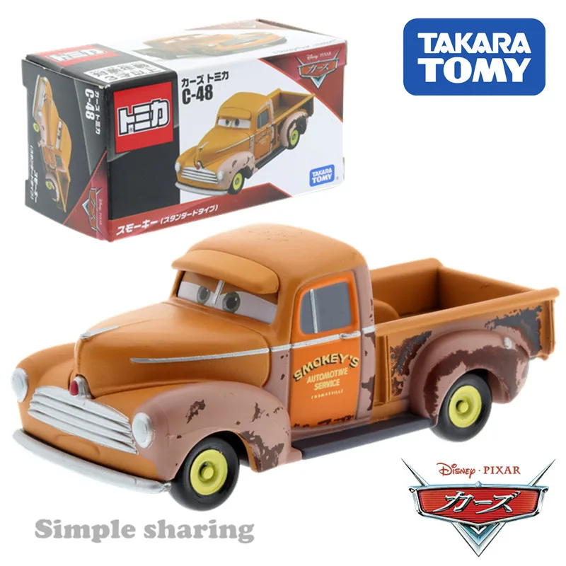 

Takara Tomy Tomica Cars3 C-48 Smokey стандартный тип популярные детские игрушки Моторные Машины литые под давлением металлические модели