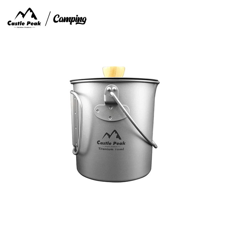 

Outdoor Pure Titanium Water Cup Camping And Picnicking Portable And Multifunctional French Pressed Coffee Cup Coffee Filter Cup