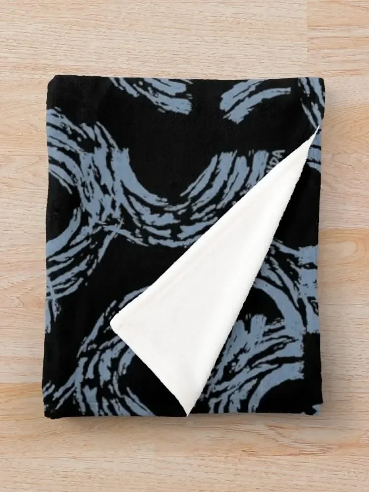 Полукруглая линолеум с принтом в виде блоков выцветающее джинсовое одеяло