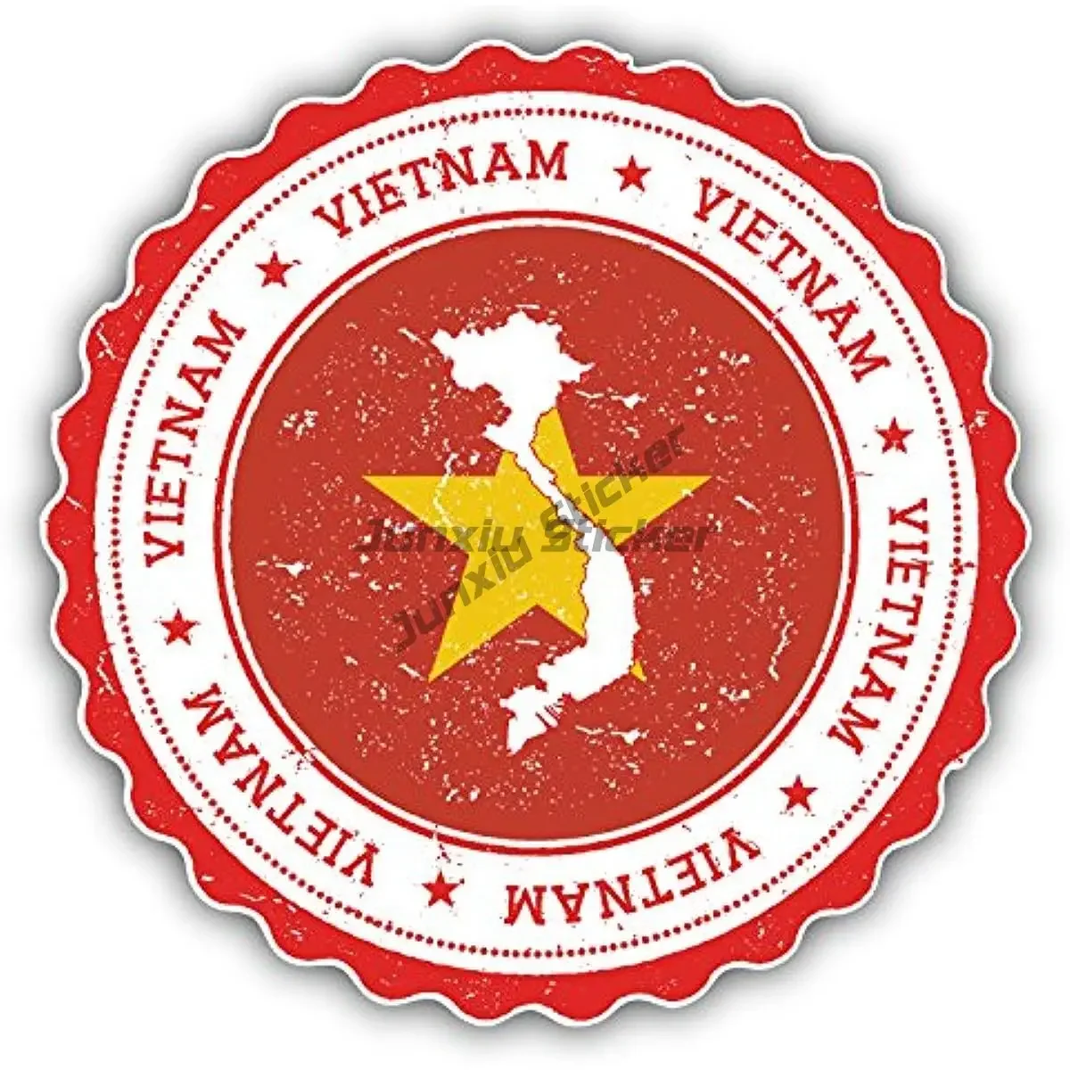 

Флаг Вьетнама, карта, значок, наклейка для украшения автомобиля, велосипеда, мотоцикла, грузовика, комнаты, шлема, стола, холодильника, фургона, наклейка, аксессуары