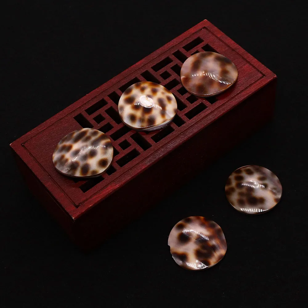 

Кольцо из натуральной ракушки с леопардовым рисунком, для бутиков, модное женское ожерелье, серьги «сделай сам», очаровательные ювелирные и...