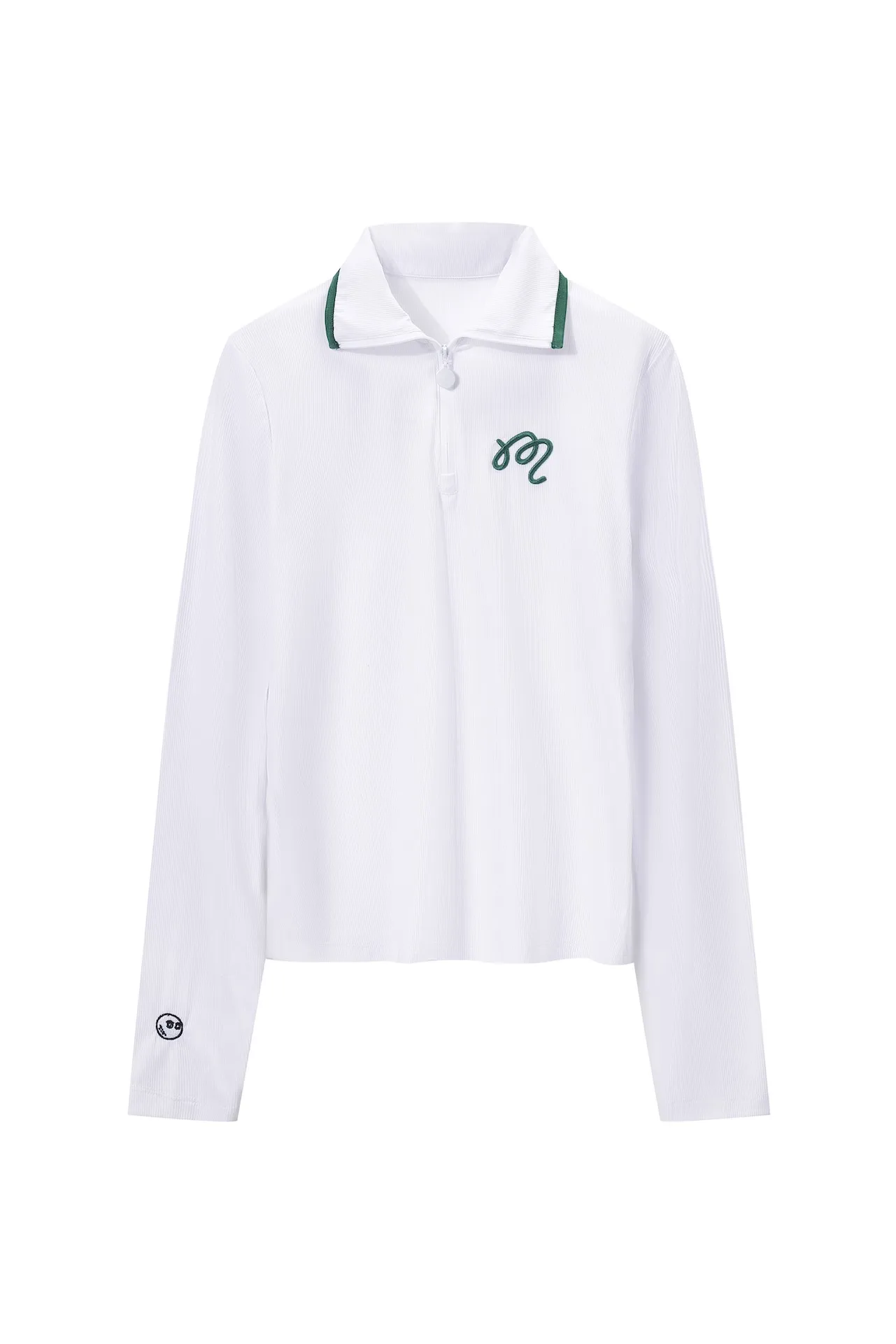 

Women's New Golf BottomCoat Golf Summer Stand Collar Ice Silk Sunscreen Quick Drying Long Sleeved T-shirt