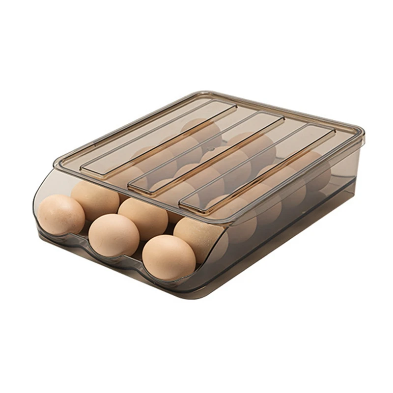 

Новый креативный дизайн скользящая фотография свежий Штабелируемый контейнер для хранения еды и яиц