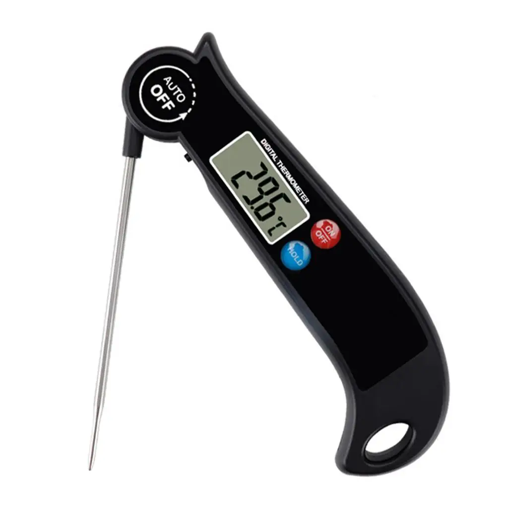 

Cooking Thermometer Digital Kitchen Thermometer 180 Degrees Adjustable Portable Barbecue Temperature Gauge
