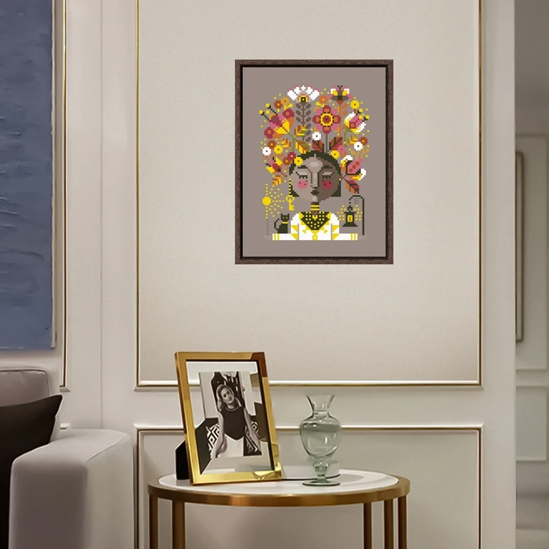 Набор для вышивки крестиком Цветочные мечты мультяшная хлопчатобумажная нить 18