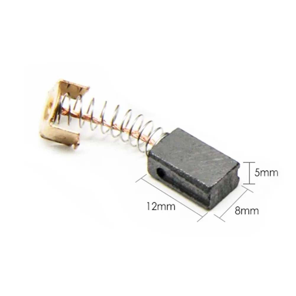 

Cap Diam:9mm Carbon Brushes Electric Motors Spare Parts Replacement For Black&Decker Angle Grinder Lead:20mm Durable Hot Sale