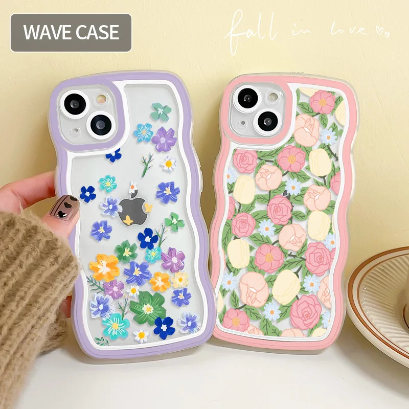 

For Xiaomi Redmi K20 K20 Pro K30 K40 Plus K40 Ultra Note 10 10T Xiaomi 9T 11i 11X Poco X2 F2 F3 M3 Pro Case Pink Purple Flowers