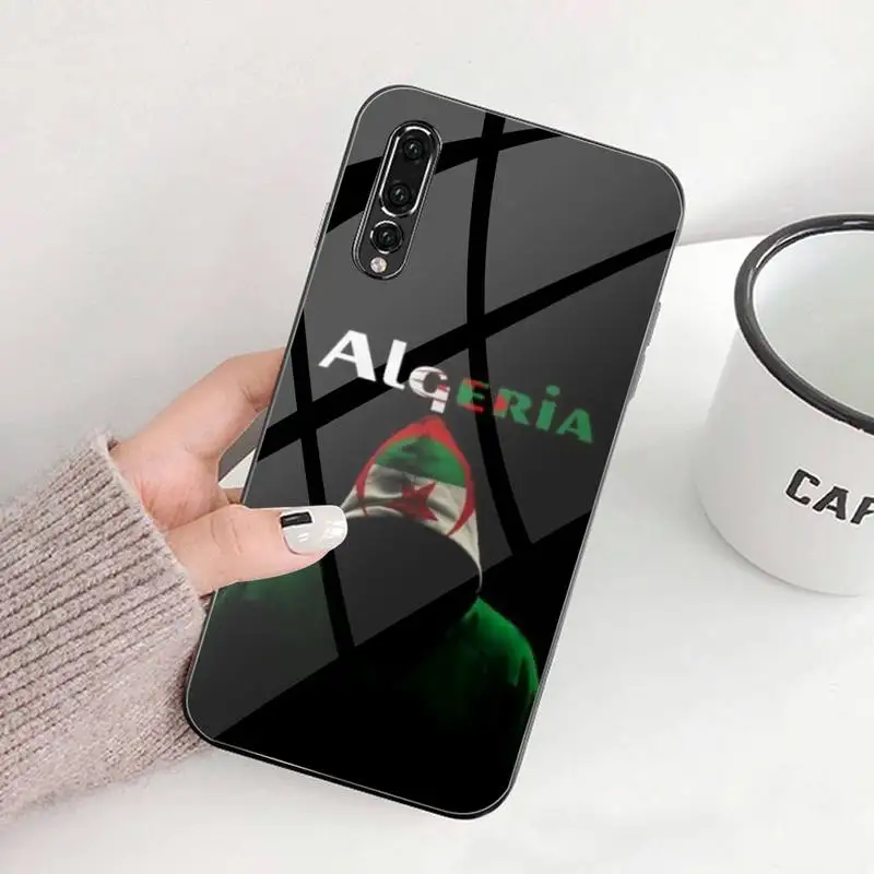 Чехол для телефона с флагом Алжира закаленное стекло Huawei P30 P20 P10 lite honor 7A 8X 9 10 mate 20