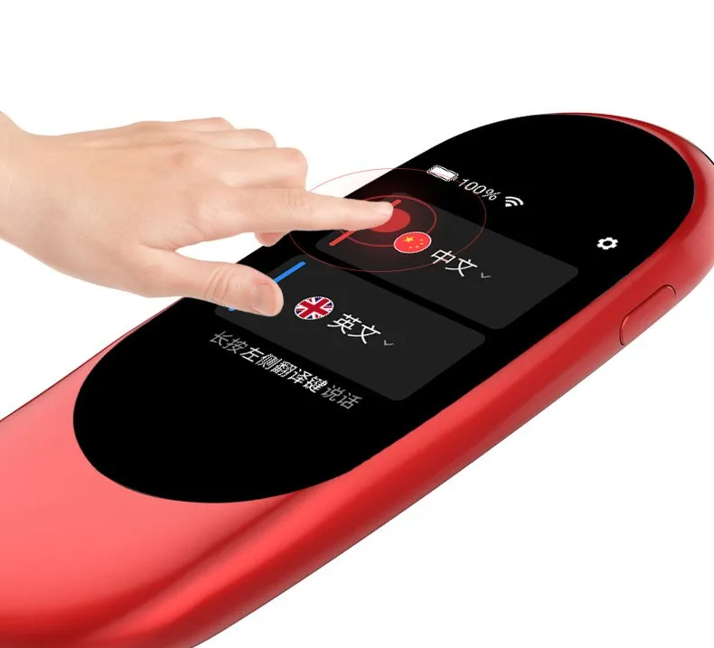 Portable Multilingual Translation Equipment Smart Translator With 2.0 inch Touch Screen Voice Translator Device Online Intercom enlarge