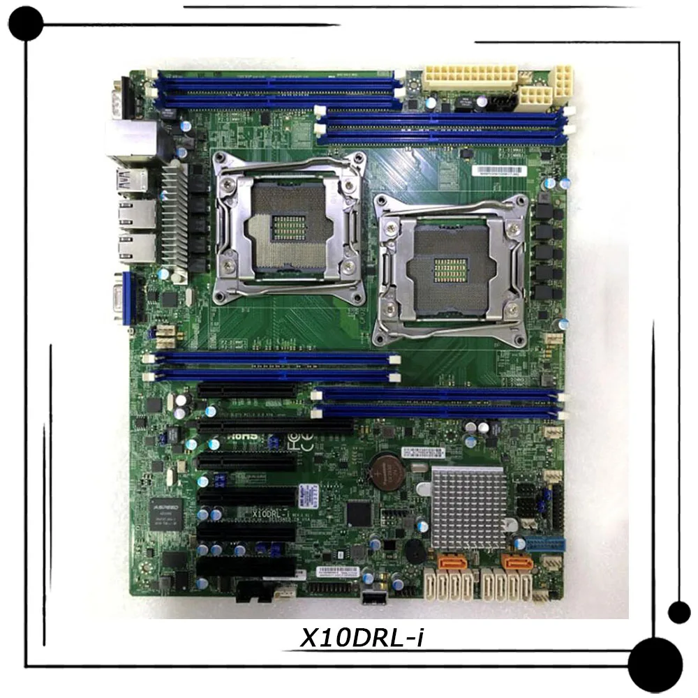 

X10DRL-i For Supermicro Two-way Server ATX Motherboard 2011 Intel C612 Xeon E5-2600 v3/v4 Family DDR4 100% Tested Fast Ship