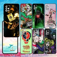 joker and harley fashion for samsung s21 s20 fe a72 a51 a41 a70 a50 a40 a30 s a20 a20e a10 a01 a8 a7 a6 a5 black phone case