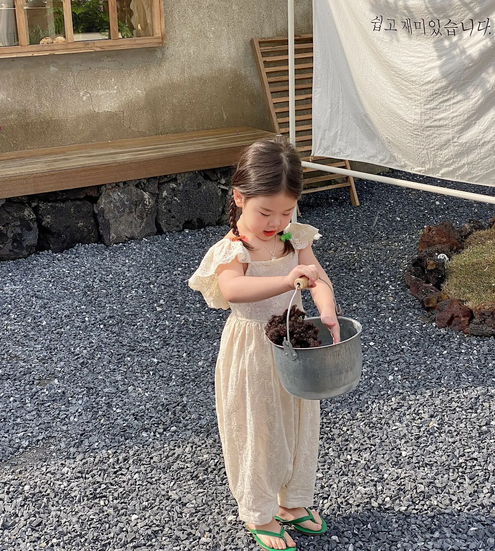 Лето 2022 одежда в Корейском стиле для девочек детские хлопковые комбинезоны на