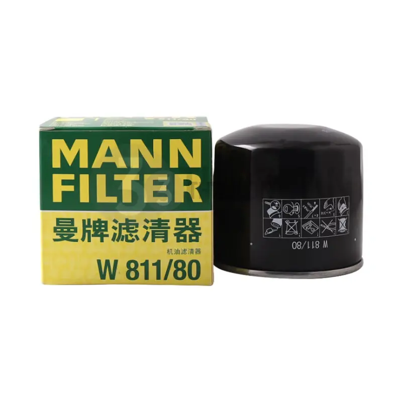 

MANN FILTER W811/80 Oil Filter For Hyundai Isuzu Kia Mazda Mitsubishi Opel(Filtron op617, Vic C-303) AFOs AFOS057