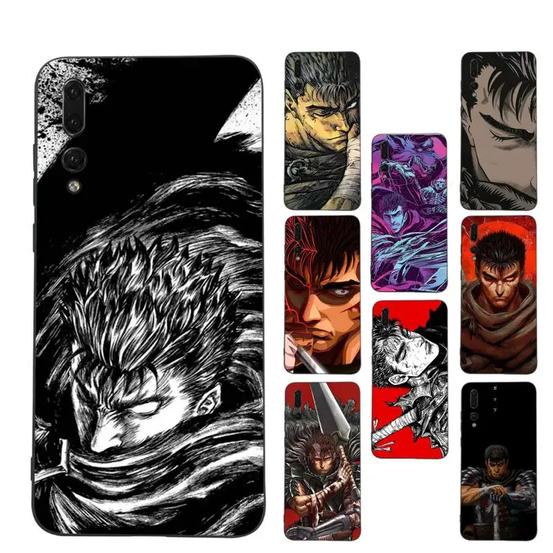 

Anime Berserk Guts Phone Case for Huawei Honor 10 i 8X C 5A 20 9 10 30 lite pro Voew 10 20 V30