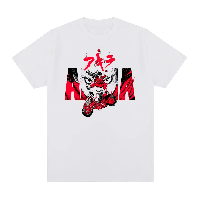 

Akira Neo Tokyo Anime Cartoon Harajuku Casual t-shirt Cotton Men T shirt New TEE TSHIRT Womens tops