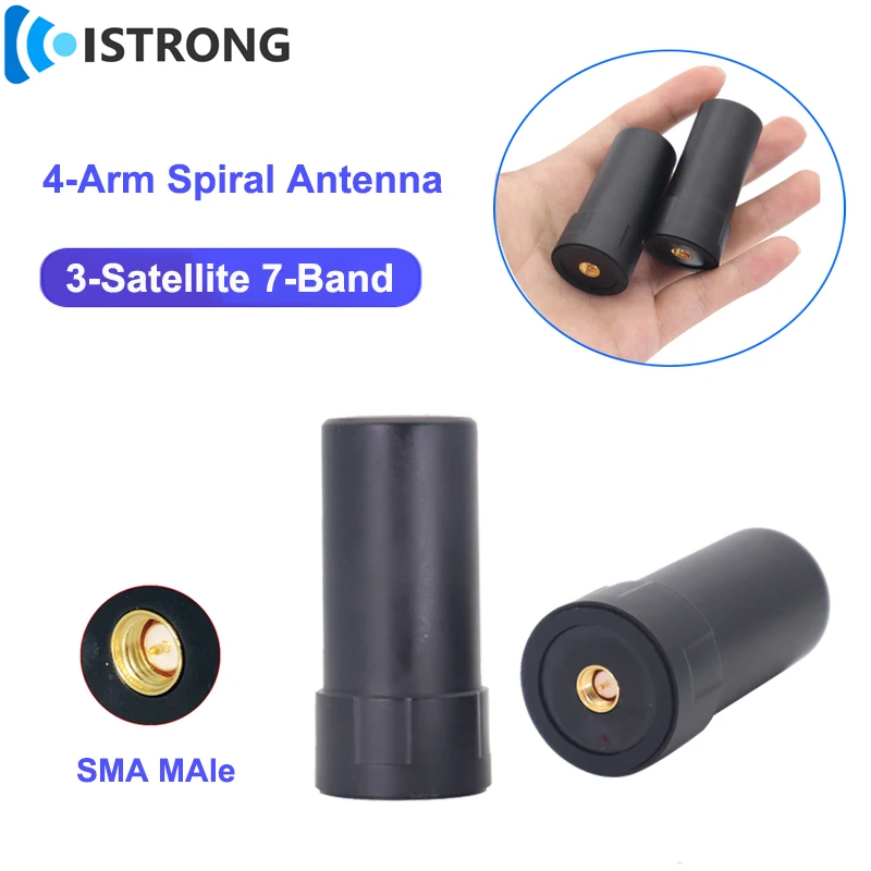 

4-Arm Spiral UAV Antenna Active RTK Difference GNSS Four-star Multi Band High Precision GPS+BD Positioning Strong Signal Capture