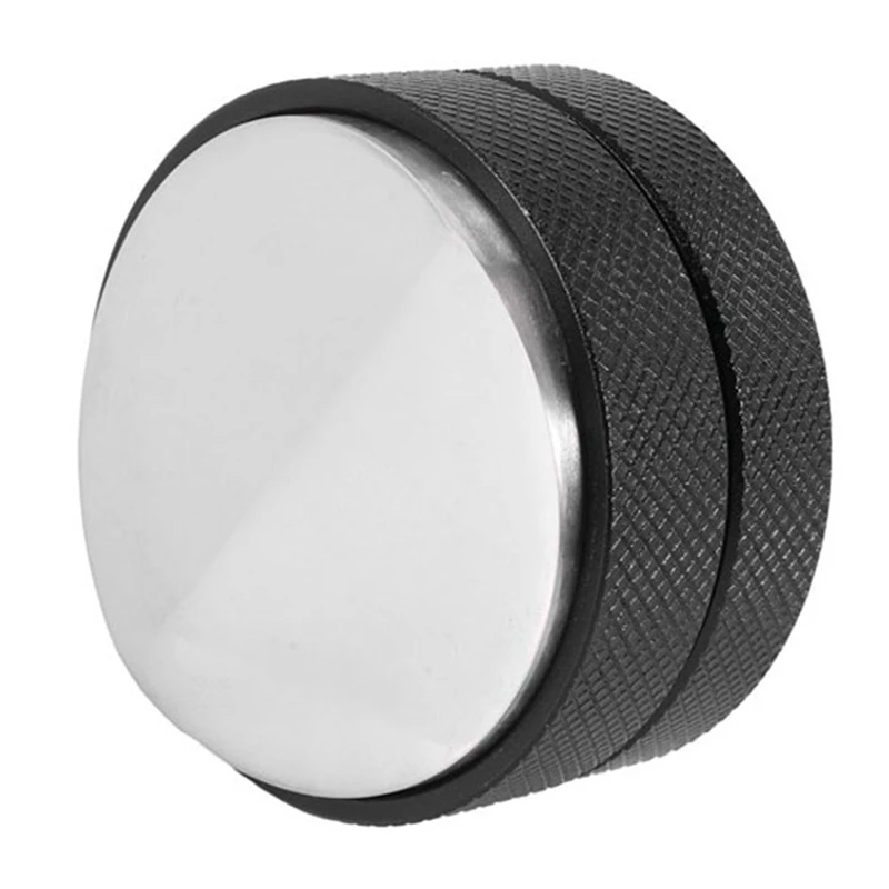 

58.35Mm Coffee Tamper Stainless Steel Convex Base Adjustable Griphandle Barista Espresso Tamper Palm Pressure Tamper