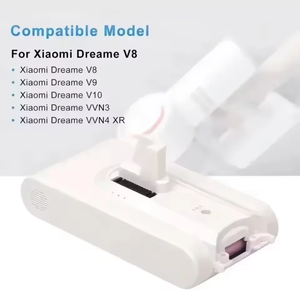 Фото Новая сменная литий-ионная батарея 5000 мАч для пылесосов Xiaomi Dreame V8, V9, V10, V10Pro, VVN3, VVN4, VVN5, XR №2
