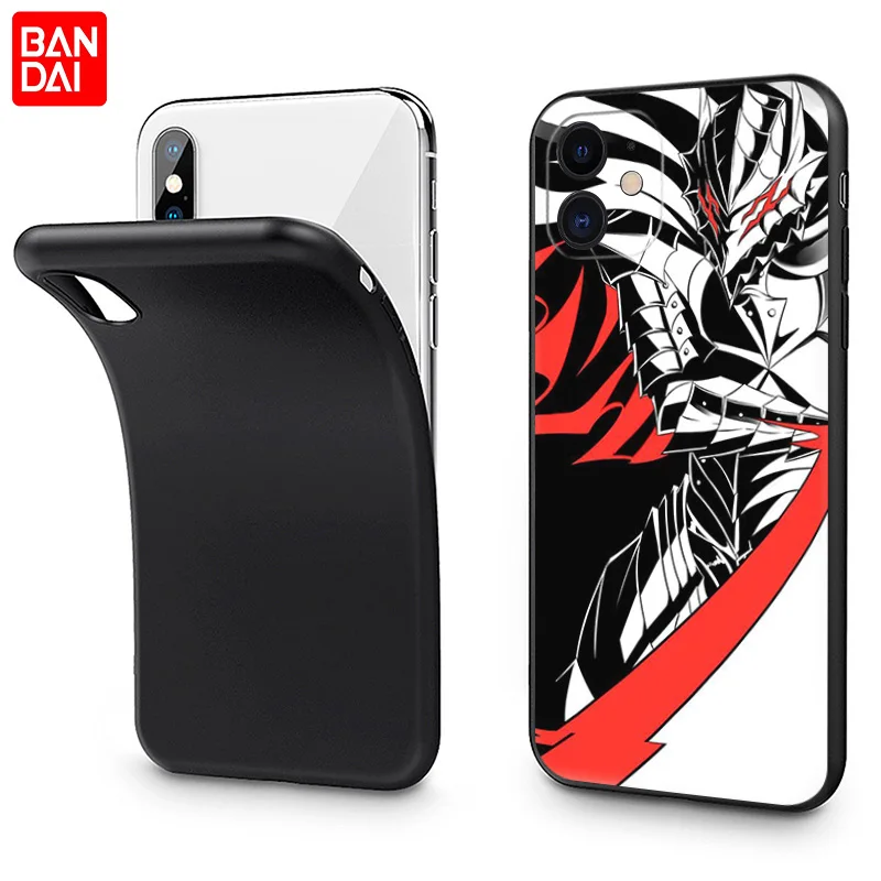 Чехол для телефона iphone 13 12 11 Pro Max XR SE 2022 Mini 8 7 Plus X XS 6S Berserk Guts Аниме роскошный матовый