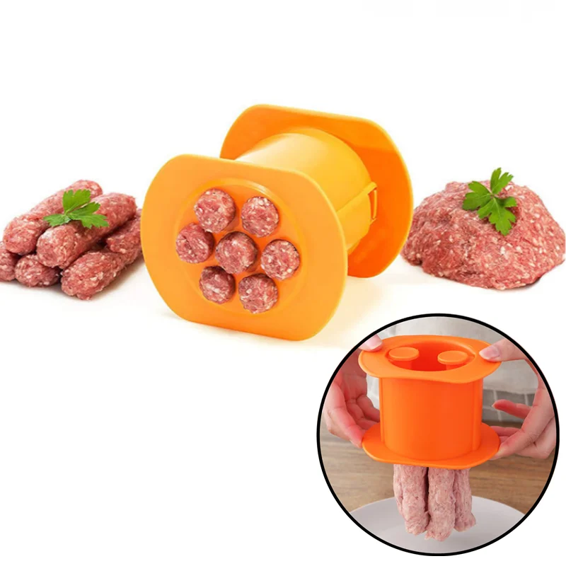Hot Dog Cevapcici Maker Burger Meat Food Pasta Presser Sausage Making Machine Extruder Diy Kitchen Gadgets Tools |