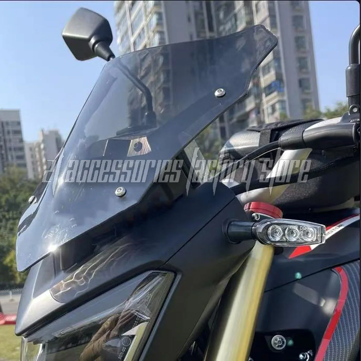 Фото Подходит для QJMOTOR SRK125S 125 SRK QJ SRK 125 S, аксессуары для мотоциклов, лобовое стекло, двойной пузырьковый обтекатель лобового стекла №3