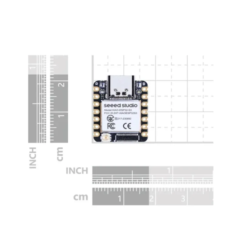 Снед XIAO ESP32S3 — Wi-Fi 2 4 ГГц BLE 5 0 8 МБ PSRAM флэш-память зарядка аккумулятора с