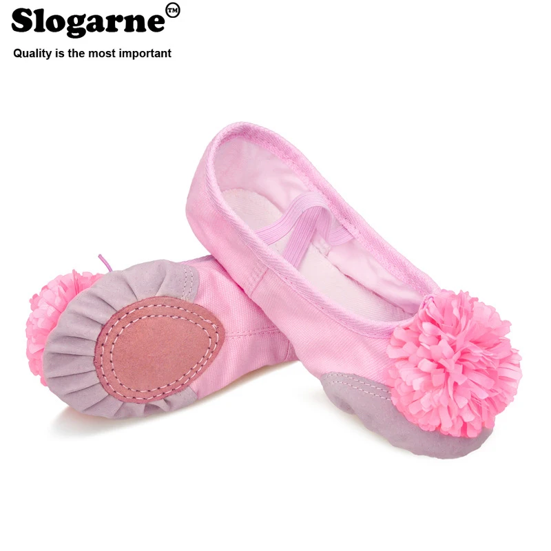 

Children's Soft Ballet Shoes Women Dance Shoes Yaga Train Shoes Cow Leather Sole Kids Girl's Ballet Dance Shoes Cotton Flats