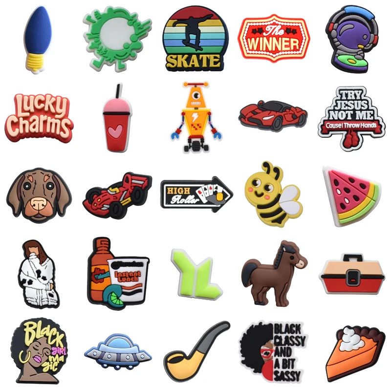 

Gifts Shoes Accessories Boy Women Charm Shoe Charms Para Pins Wholesale Bulk Decorations for Crocs Set Jeans Kids Men Packs Girl